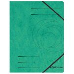 Pack de 5 Chemises à élastiques easyorga  A4  carton Vert HERLITZ