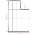 vidaXL Duvet d'hiver avec oreiller 2 Pièces Blanc Plume de canard