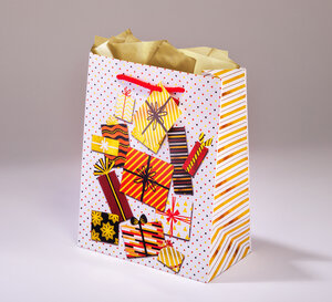 Sac cadeau plumetis mmpml 17,5 x h 23 cadeaux