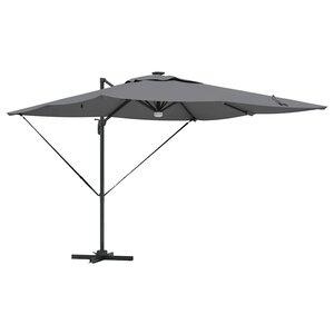 vidaXL Parasol Roma Anthracite 286 x 285 x 270 cm