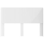 vidaXL Tête de lit Blanc Bois d'ingénierie