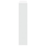 vidaXL Bibliothèque blanc 132x29x141 5 cm bois d'ingénierie