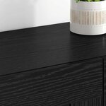 vidaXL Meuble mural Montage mural 2 Pièces Chêne noir 69 5 x 34 x 90 cm