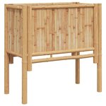 vidaXL Jardinière surélevée Marron 70 x 35 x 70 cm Bambou