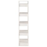 vidaXL Bibliothèque/Séparateur de pièce Blanc 41x35x160 cm Pin massif