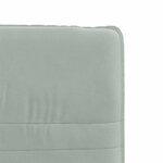 vidaXL Chaises à manger lot de 6 gris clair velours