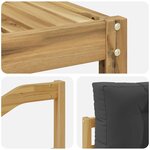 vidaXL Ensemble de canapés d'extérieur 8 pc Blanc et anthracite