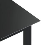 vidaXL Ensemble à manger de jardin 7 Pièces aluminium anthracite