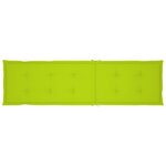 vidaXL Chaise de terrasse avec repose-pied et coussin Acacia solide