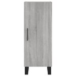 vidaXL Buffet haut Sonoma gris 34 5x34x180 cm Bois d'ingénierie