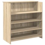 vidaXL Bureau réception chêne sonoma 100x50x103 5 cm bois d'ingénierie