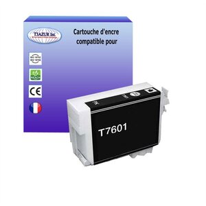 Cartouche Compatible pour Epson SureColor SC-P600 remplace Epson T7601 Noire - T3AZUR
