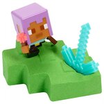 Mattel JCD12 - Minecraft - Figurine à collectionner Mini Mode Mining - 1 pièce
