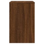 vidaXL Tables basses gigognes 3 Pièces chêne marron bois d'ingénierie