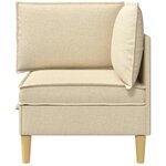 vidaXL Sofa avec rangement Tissu