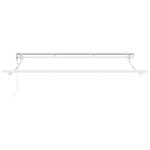vidaXL Auvent Rétractable Noir 350x200 cm tissu