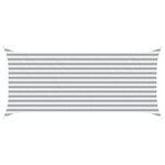 vidaXL Voile d'ombre Gris clair et blanc 2 x 4 5 m