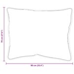 vidaXL Duvet avec oreillers Autre 3 Pièces Blanc 200 x 200 cm Microfibre
