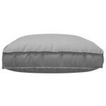 vidaXL Coussin pour assise de palette Gris 120 x 80 x 12 cm