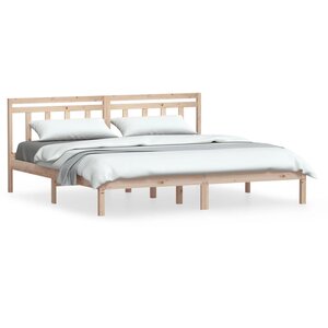 vidaXL Cadre de lit sans matelas bois massif