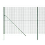 vidaXL Clôture en treillis métallique vert 1 4x25 m acier galvanisé