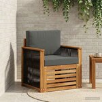 vidaXL Sofa de milieu extérieur Naturel