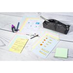 Étui de 100 fiches - bristol blanc quadrillé 5x5 perforé 125x200mm - Blanc x 12 EXACOMPTA