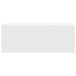 vidaXL Meuble TV mural Blanc 78 5 x 31 x 30 cm Bois d'ingénierie