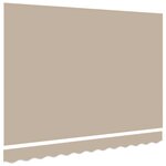 vidaXL Toile de rechange pour store banne Beige 350 x 250 cm Toile