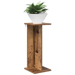 vidaXL Support de Plante 2 pièces Bois ancien 25 x 25 5 x 60 5 cm