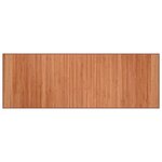 vidaXL Tapis rectangulaire marron 70x200 cm bambou