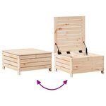 vidaXL Salon de jardin 7 Pièces Bois de pin massif