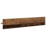 vidaXL Porte-manteau mural avec étagère Bois ancien 100 x 10.5 x 18 cm