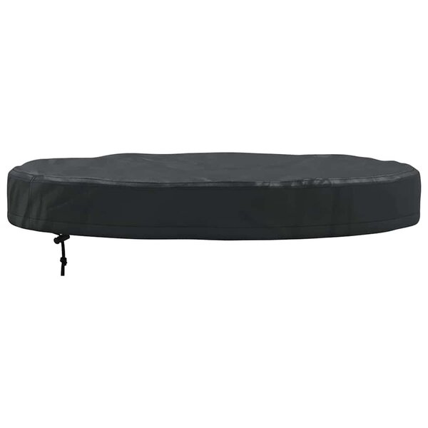 vidaXL Housse de Table Extérieure Noir 62 x 62 x 10 cm Tissu 600D