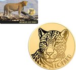 Monnaie AFRICAN LEOPARD 1/1000 Oz Or 3000 Francs Chad