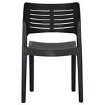 vidaXL Chaises de jardin lot de 2 Anthracite Polypropylène