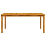 vidaXL Ensemble de salle à manger de jardin en bois d'acacia de 7 pièces