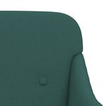 Banc banquette 110 x 76 x 80 cm tissu vert foncé 02_0010625