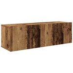 vidaXL Ensemble de meuble TV mural 4 Pièces vieux bois bois d'ingénierie