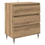 vidaXL Buffet Chêne artisanal 60 x 35 x 70 cm Bois d'ingénierie