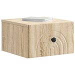 vidaXL Cabinet de chevet mural Chêne Sonoma 33 x 34 5 x 20 cm