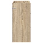 vidaXL Meuble sous lavabo de salle de bain Chêne Sonoma