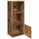 vidaXL Bibliothèque vieux bois 31x24x77 cm bois d'ingénierie