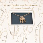 Carte Bijou - Collier Attrape-rêves - Draeger paris