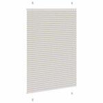 vidaXL Store plissé gris clair 85x150 cm largeur du tissu 84 4 cm