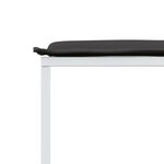 vidaXL Ensemble à manger de jardin avec coussins 13Pièces blanc textilène