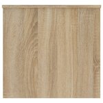 vidaXL Table basse chêne sonoma 102x55 5x52 5 cm bois d'ingénierie