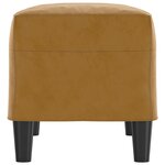 vidaXL Banc Marron 70x35x41 cm Velours