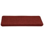 vidaXL Tapis d'escalier auto-adhésifs 30 Pièces rouge 65x24 5x3 5 cm