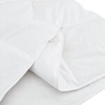 vidaXL Couettes et Duvets Blanc 140 x 220 cm Bas